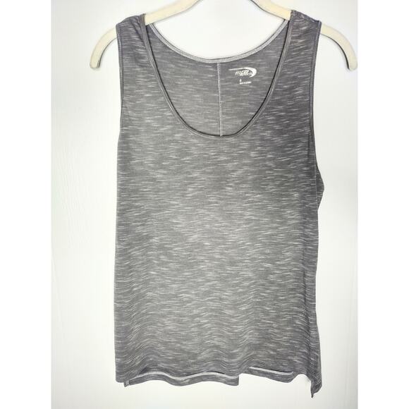 MTA Sports Gray Women Tank Tops Sleeveless with Side Bottom Slit - Picture 1 of 4
